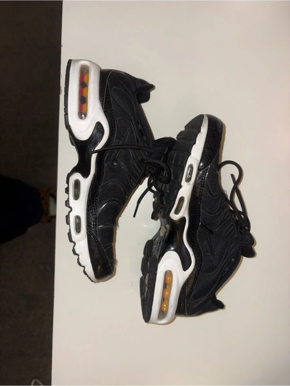 Nike Air Max Plus TN Black White Sneakers